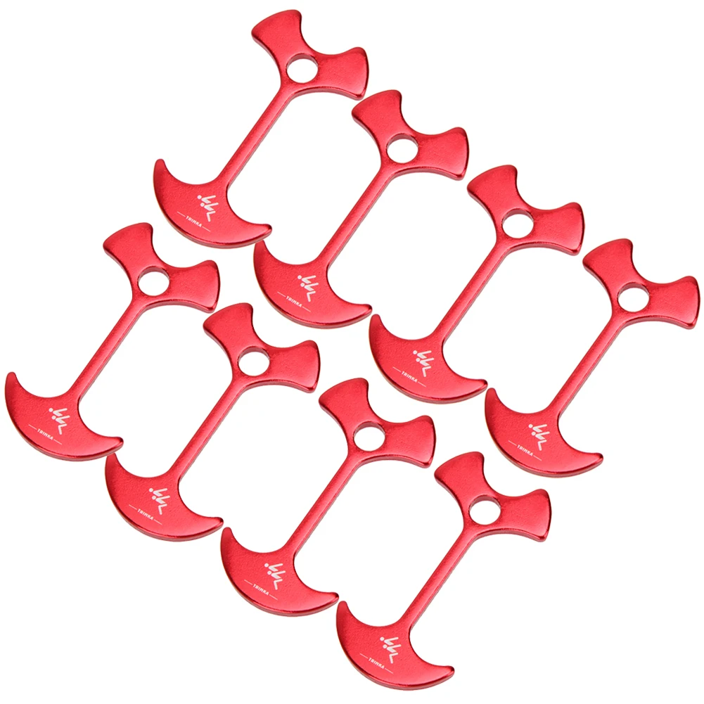 

8pcs Floor Nail Camping Wedding Tent Peg Path Deck Camp Wind Rope Chains Wind Rope Chains Aluminum Linked Herringbone Nails