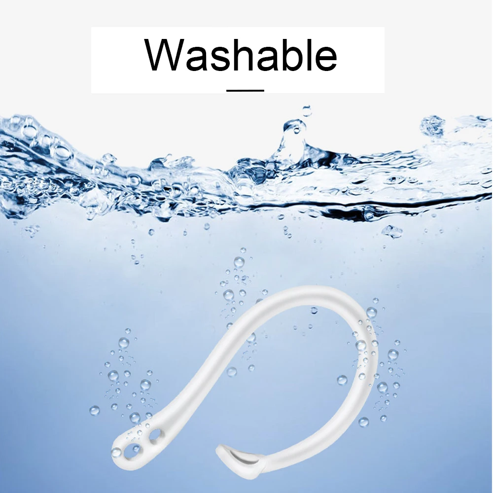 

Ear Hook Clip Holder Compatible For Airpods Wireless For Bluetooth Headphone Anti-lost Silicone Earhook Cover Protective Accesso