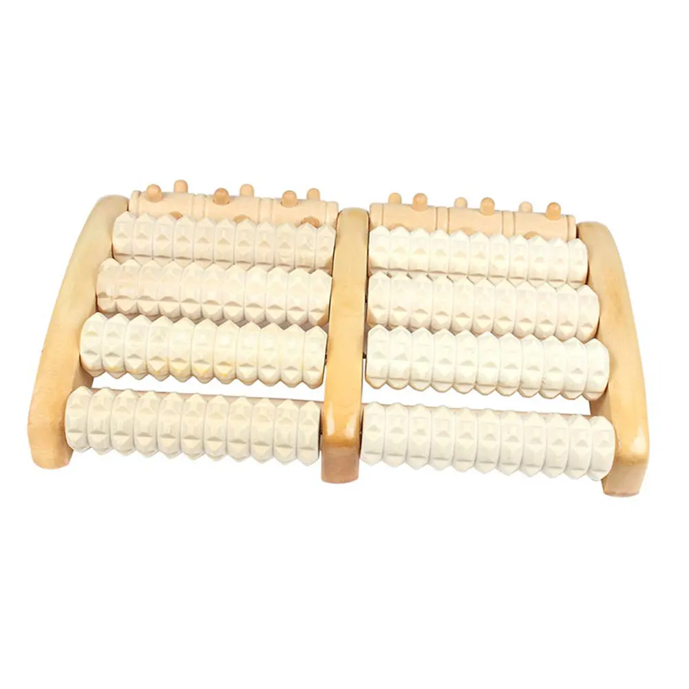 

Dual Foot Massager Feet Roller Wooden Healthy Relax Plantar Fasciitis Spur Arch Pain Stress Relief Deep Tissue Massage Tool