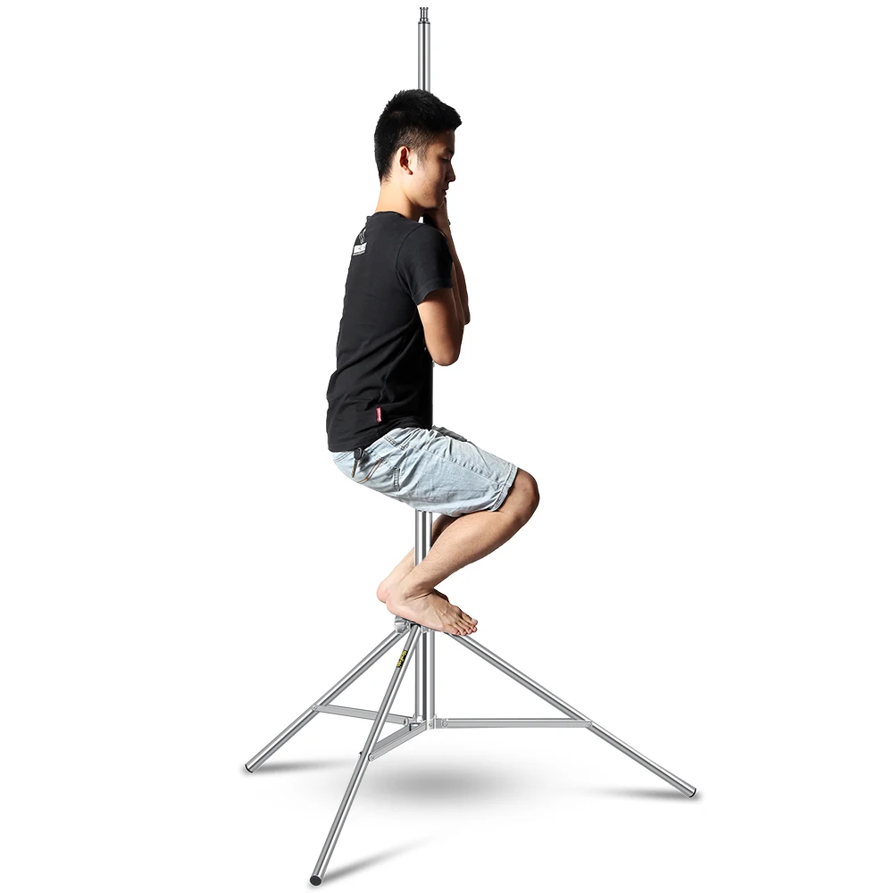 

Stainless Steel 2.73M Heavy Duty Light Stand Tripod with for Photo Studio Softbox Video Flash Umbrellas Reflector Lighting