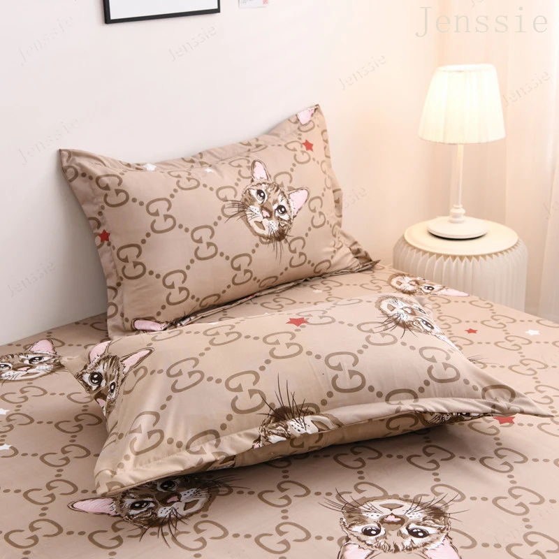 

Jenssie-Vogue Printed Duvet Set 240220 Large King-Size Double Down Duvet, 150200 Single Bed Dormitory Household Bedding Set