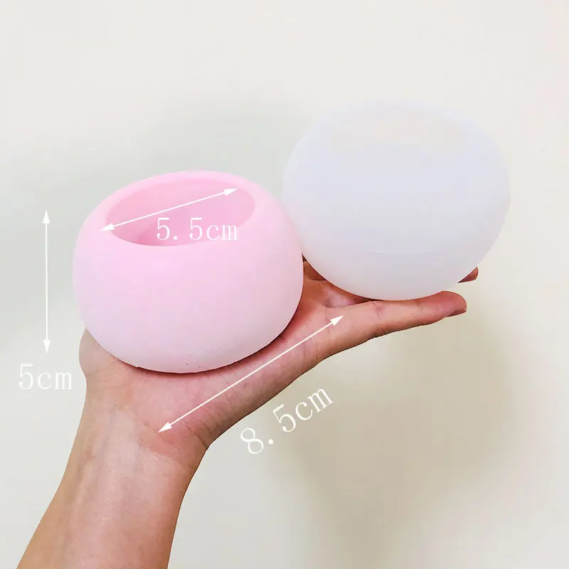 Форма силиконовая для бетона форма алмазного горшка круглая дизайнерские формы