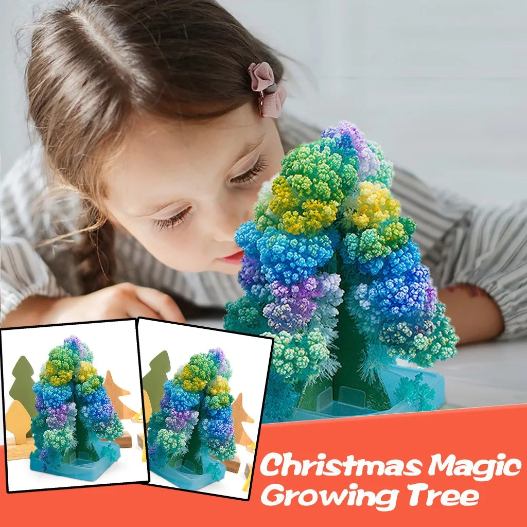 DIY волшебная растущая Рождественская елка рождественский подарок бумажный чулок