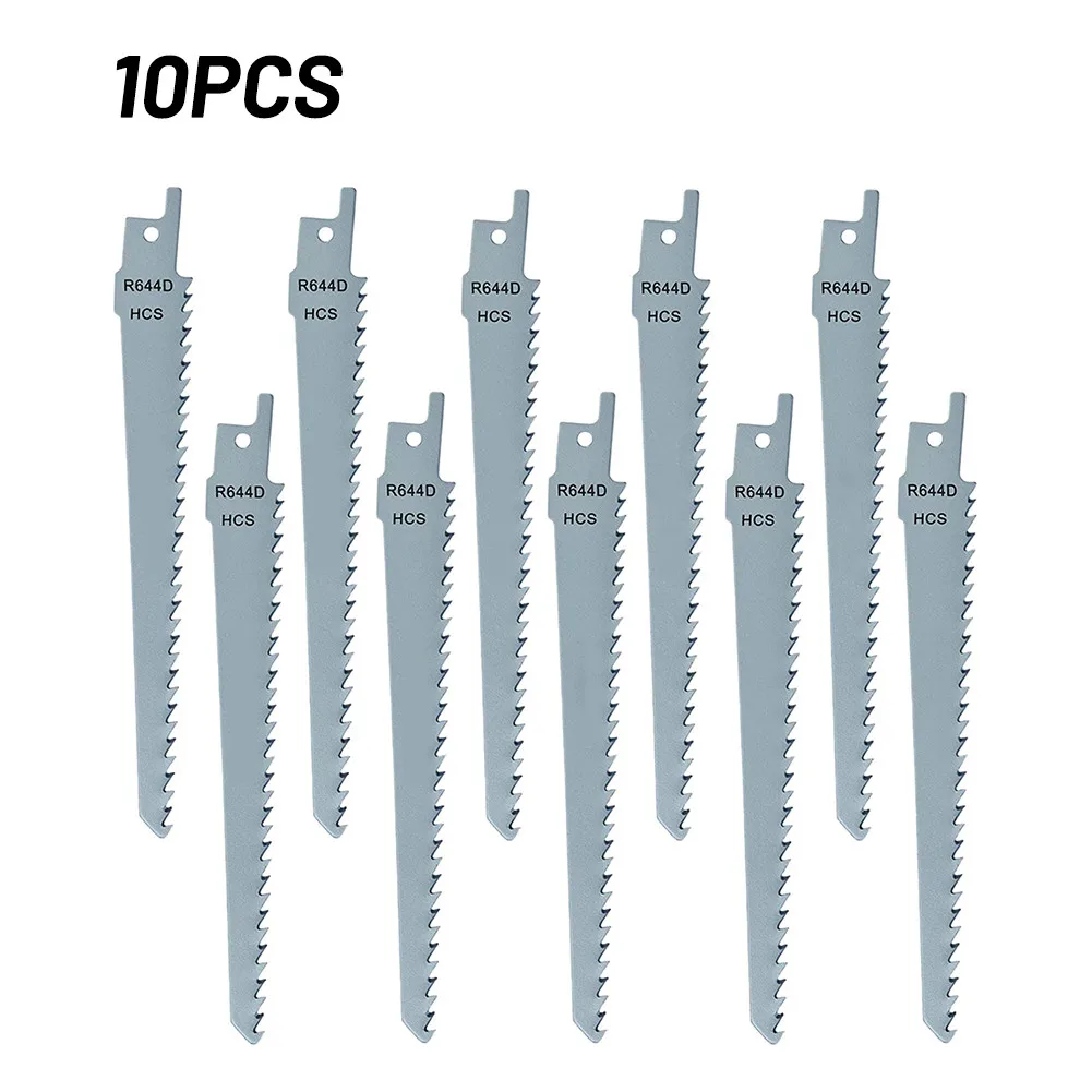 

1/2-inch Shank Handle Saw Blades 10pcs 150mm Assorted Blades.Reciprocating