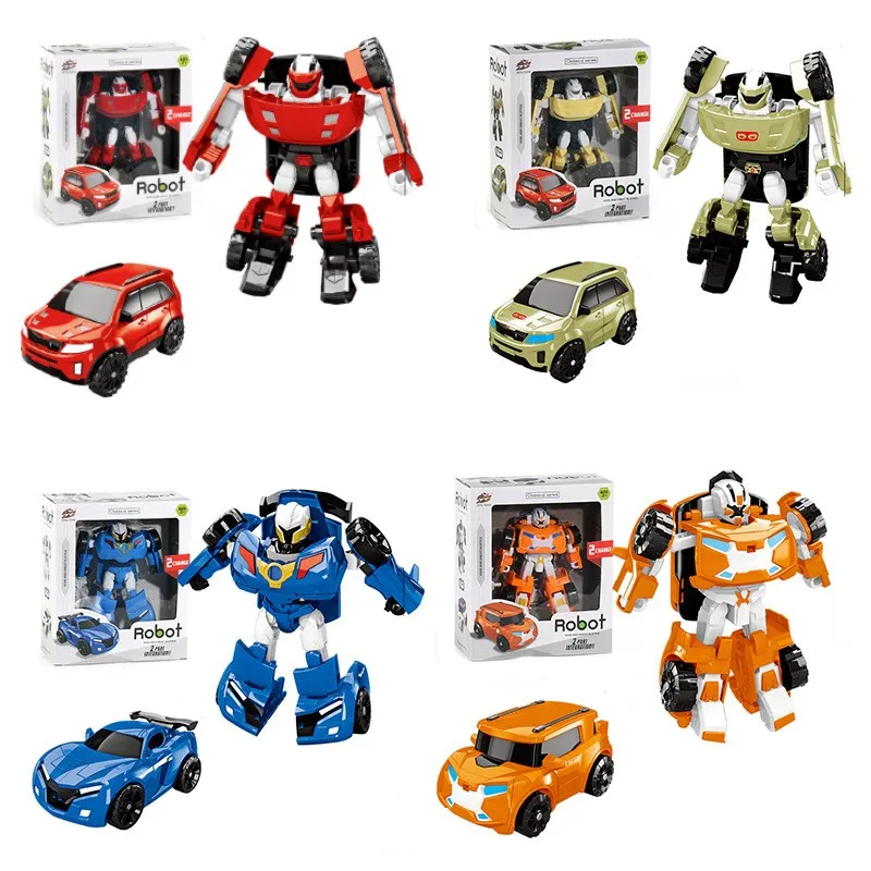 Игрушки без коробки сборная экшн-фигурка робот-трансформер автомобиль детские