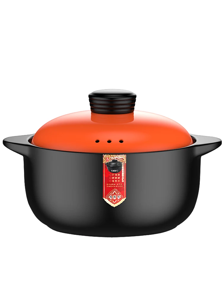 

Chinese Style Casserole Cooking Stew Clay Pot Simple Heat Resistant Casserole Kitchen Accessories Cazuela Home Products DI50SG