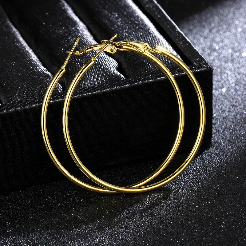 

Fashion Earring Big Hoop for Women Teen Girls Golden Exaggerated Hoop Earrings Accessories Wedding Earring Female Gifts Earring
