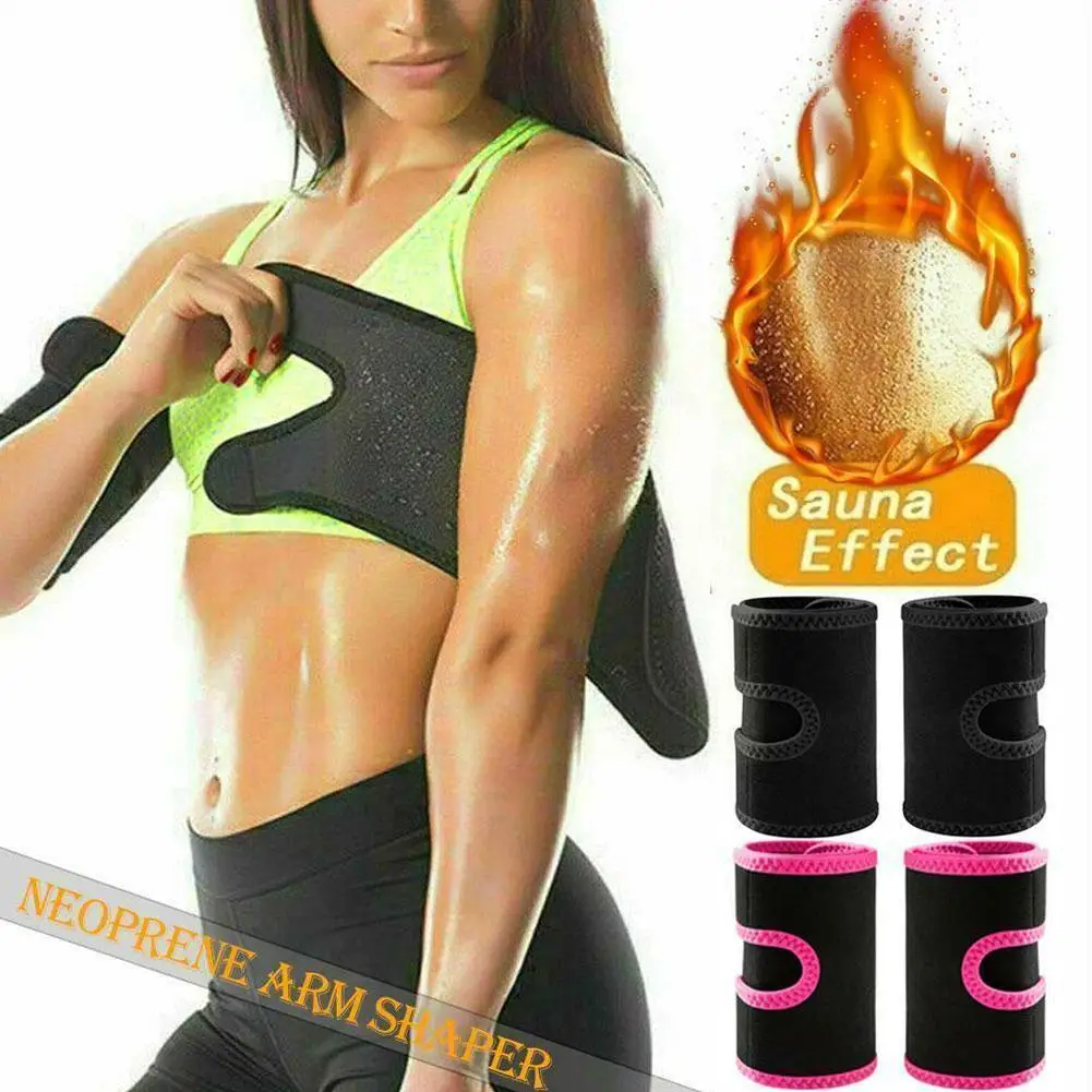 

1 комплект триммеров для рук, Женская повязка для сауны, Женский шейпер для рук, Антицеллюлитный тренировочный эффект тела для похудения X9P3