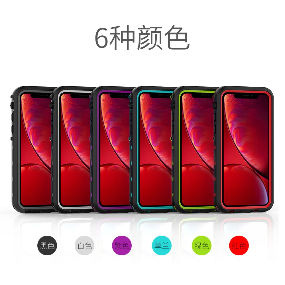 Для iphone 11 Pro Max Redpepper Водонепроницаемый IP69 подводный 2 м жизнь водонепроницаемые ударопрочный жесткий чехол для iphone XS Max X XR