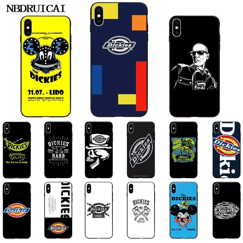 NBDRUICAI конфеты Dickies Tide бренд ТПУ Мягкий силиконовый чехол для телефона iPhone 11 pro XS MAX 8
