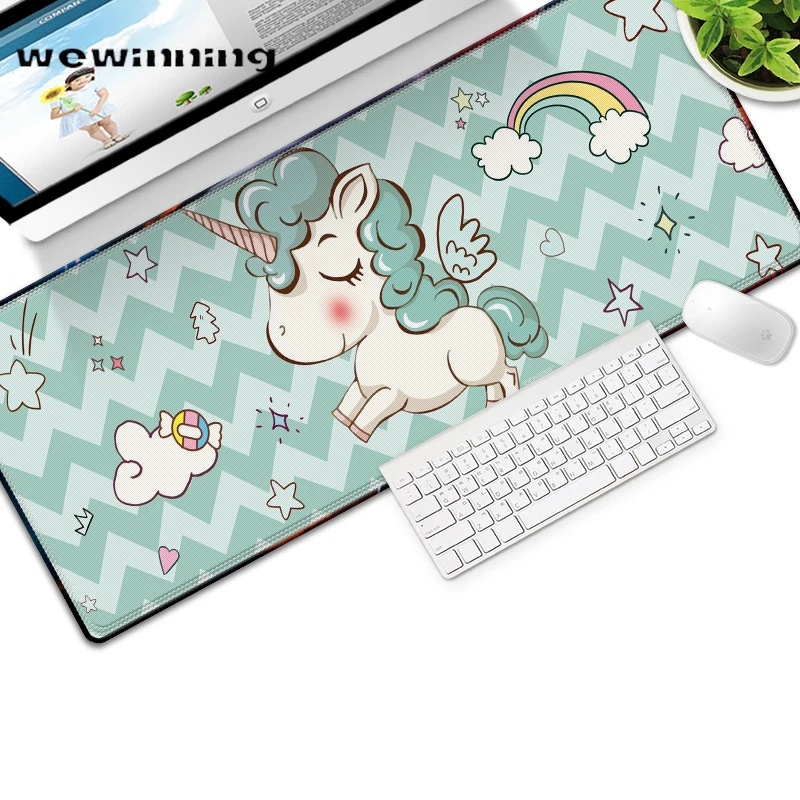 

Kawaii Desk Mats Large Cute Mouse Pad Gaming Cartoon Printed Deskpad for Gamer Home Keyboard PC Computer Office Accessories