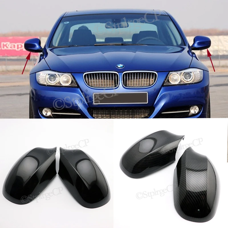 

1 Pair Rearview Mirror Case For BMW 3 Series E90 E91 LCI Facelift 2009 2010 2011 2012 Left Right Side Rearview Mirror Covers