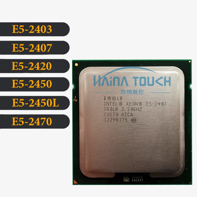 

Intel Xeon E5-2403 2407 2420 2450 2450L 2470 CPU LGA2011 LGA1356 Processor