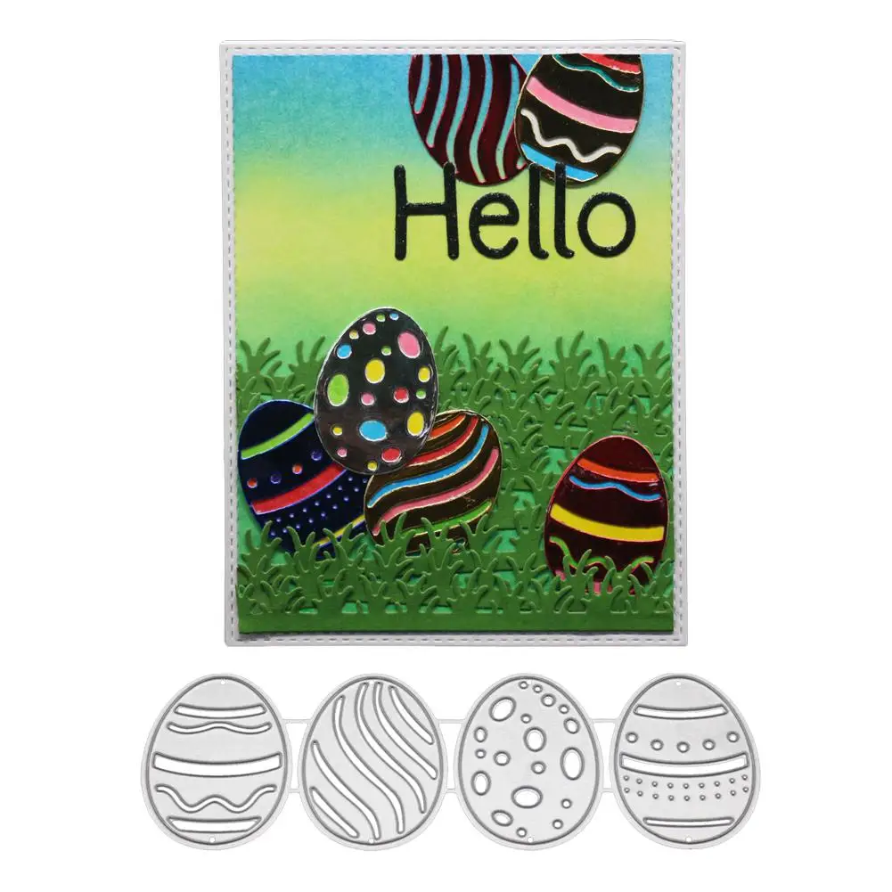 Пасхальные яйца металлическая штамповка для скрапбукинга вечерние DIY