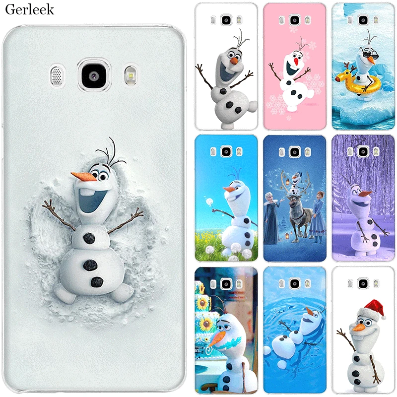 Мобильный чехол для телефона для samsung A40 A50 A30 A20 A10 A70 A60 A3 A5 6 A7 A8 A9 твердый переплет Олаф из мультфильма теплые объятия