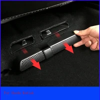 car under seat rear ac heat floor air conditioner vent outlet grille cover for skoda kodiak car styling 2pcs