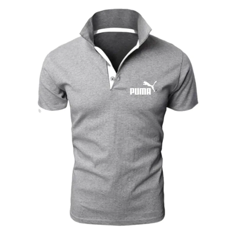 

2021 new clothes men's Polo shirt short-sleeved lapel neck top breathable plus size sports men's Polo T-shirt