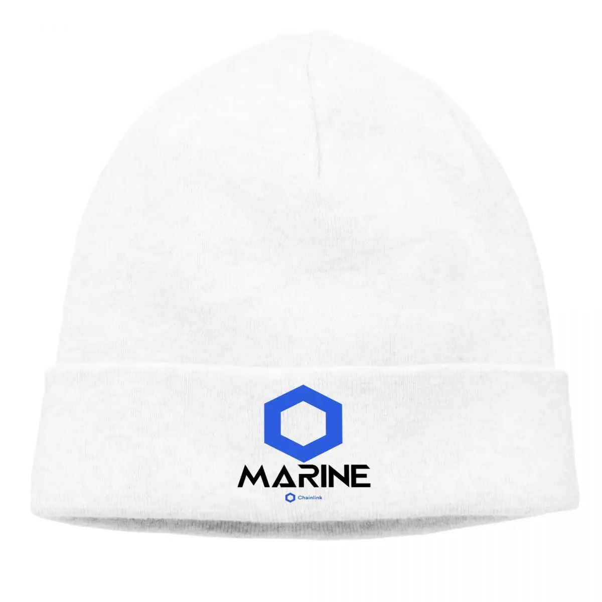 

Marine Bonnet Homme Fashion Knitting Hat Chainlink Cryptocurrency Skullies Beanies Caps Creative Cotton Hats