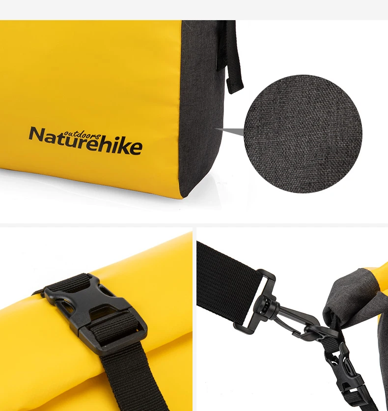 Naturehike 6L/15L сухой мешок влажной сухой разделения Каякинг дрейфующий пляж сухой портфель с одной лямкой сумка для плавания хранения
