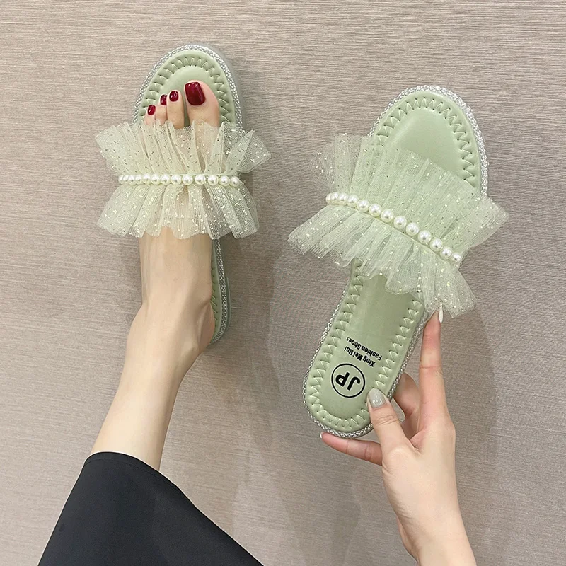 

Slippers Casual Shoes Woman 2021 Pantofle Luxury Flat Summer New Soft Slides Rome PU Basic Shoes Woman 2021 Female Slippers Luxu
