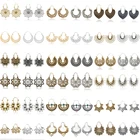 Женские винтажные серьги-подвески Tocona, 15 видов, с вырезанными цветами, цыганский родовой этнический стиль, висячие серьги