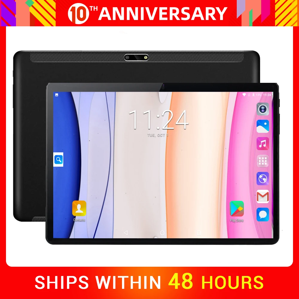 2020 Быстрая доставка Android 9 0 планшет ПК Tab Pad 10 дюймов IPS 4 ядра 2 Гб RAM 32 ROM Dual SIM карта LTD