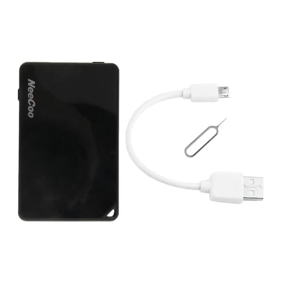 NEECOO две sim-карты двойной режим ожидания Bluetooth 4,0 адаптер для карт памяти для Iphone SE/5S/6/6 Plus/6 S черный