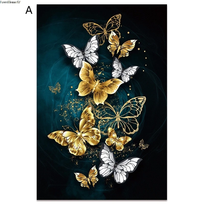 

Butterfly Dragonfly Lotus Leaf Water Art Poster Modern Classic Decoration Nordic Style Room Decor Canvas Oil Painting Photo
