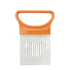 Луковая игла из нержавеющей стали вилка для лука резка овощей фруктов ремешок для томатов безопасное режущее искусство кухонные аксессуары инструменты