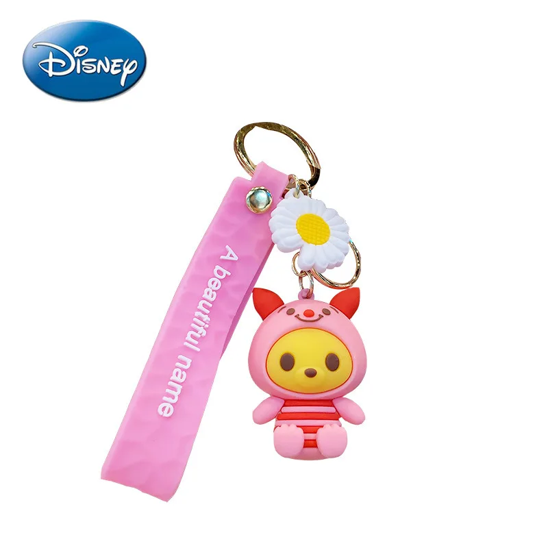 

Disney Fashion Cute Cartoon Mickey Mouse Car Keychain Couple Schoolbag Pendant Simple and Exquisite Pendant Chain Link