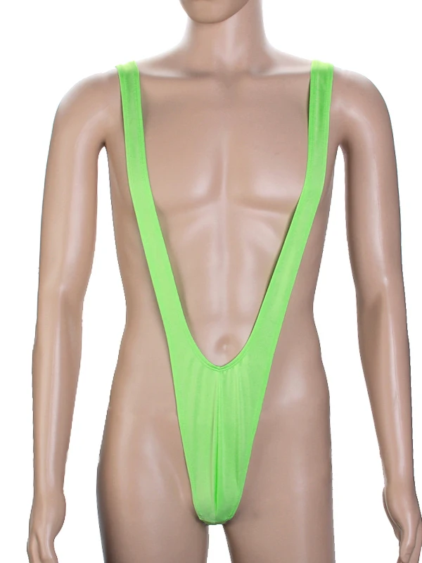 

SEXY MEN THONG MANKINI FANCY DRESS SWIMSUIT COSTUME SUMMER BEACH V-shaped Thong is the ultimate in sexy fun wear