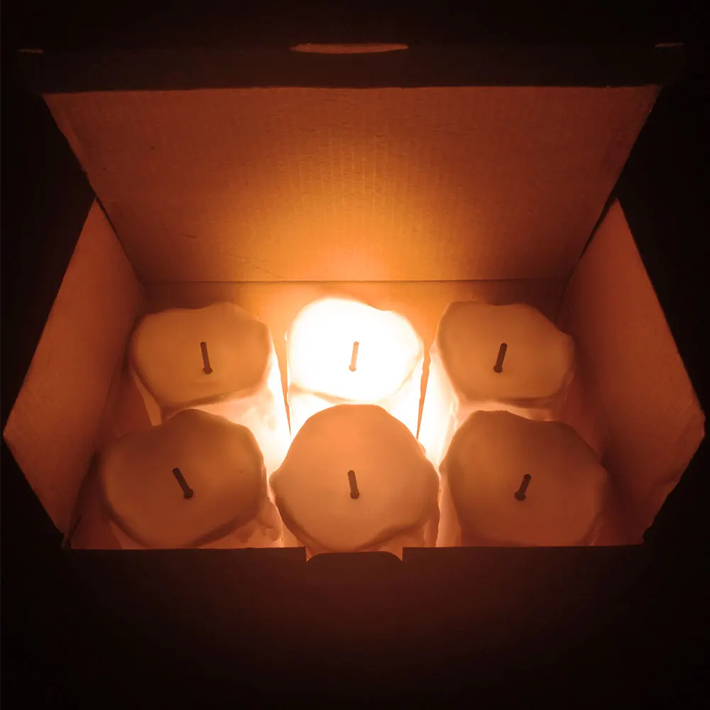 6PC Flameless LED Candle Light Simulated Electric Flickering Tea Lamp Wedding Christmas Party Home Decor |
