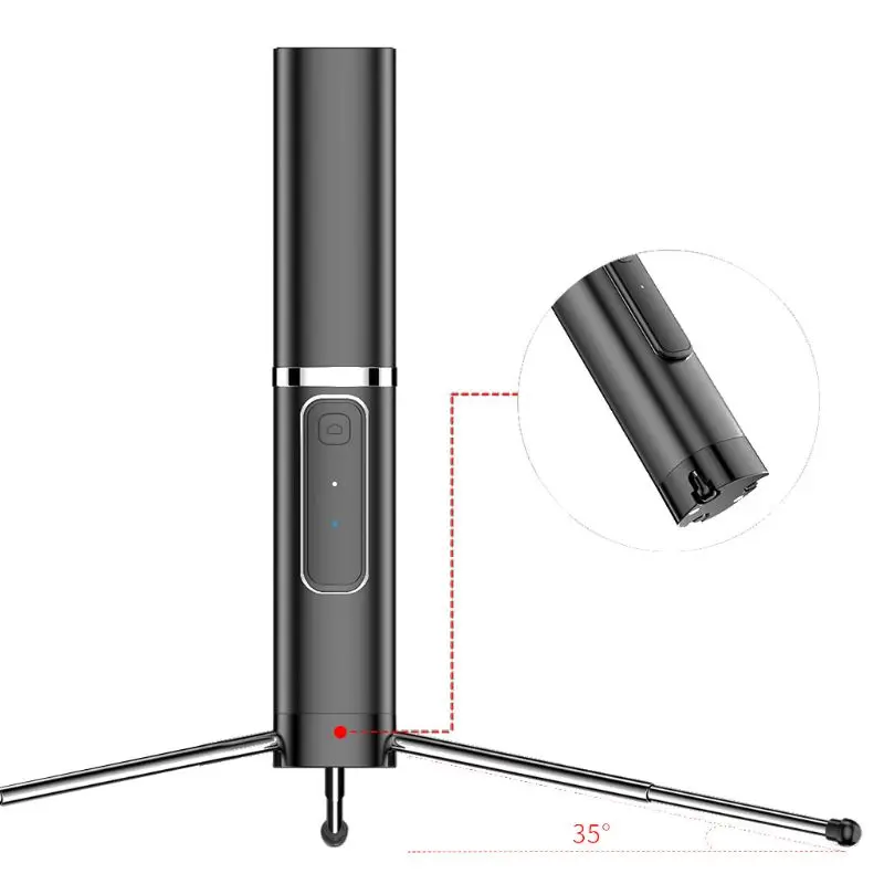 Алюминиевый скрытый штатив Bluetooth селфи палка для iPhone/huawei/samsung держатель