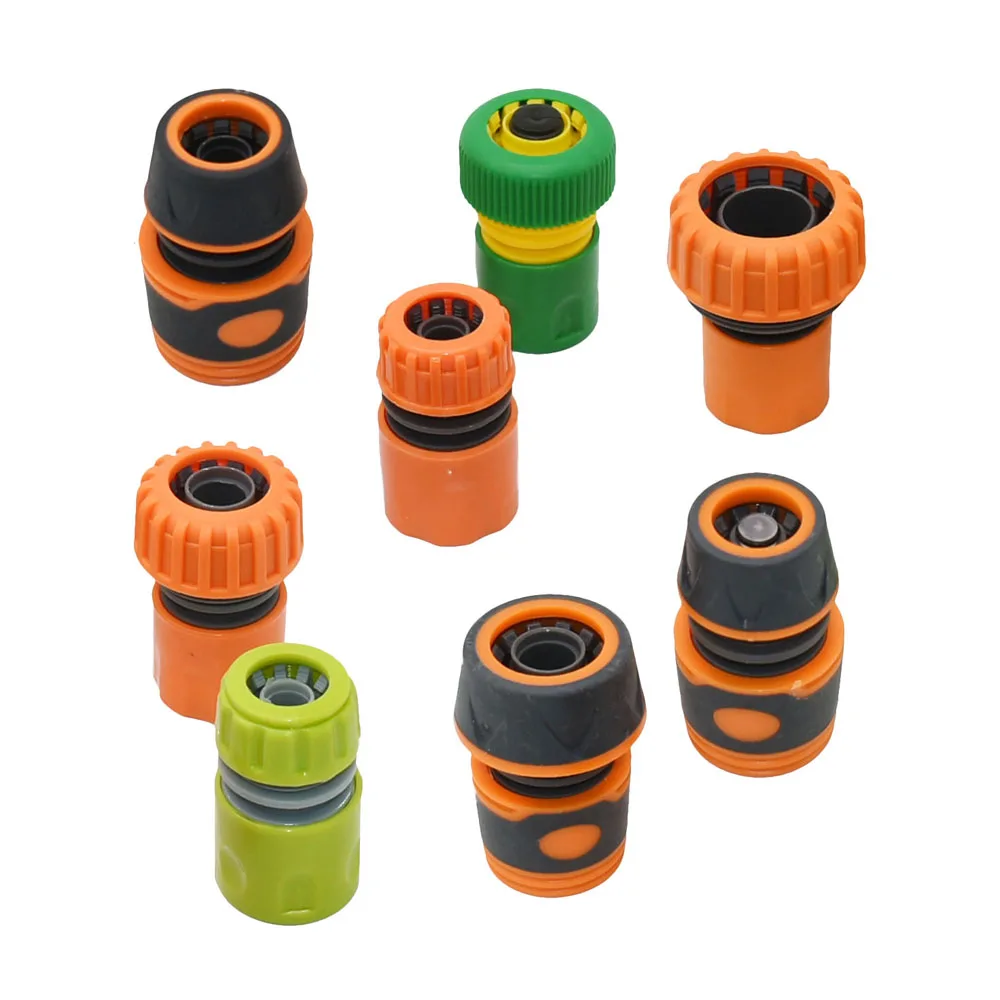 1/2 3/4 1 Inch Car Wash Hose Quick Connector Waterstop Connectors For Garden Lawn Irrigation Sprinklers Pipe Adapters 1 Pc