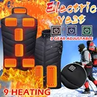 Мужской жилет с подогревом Veat, куртка для кемпинга с USB, мужская зимняя куртка без рукавов с электрическим подогревом, уличный жилет для рыбалки, охоты, туризма
