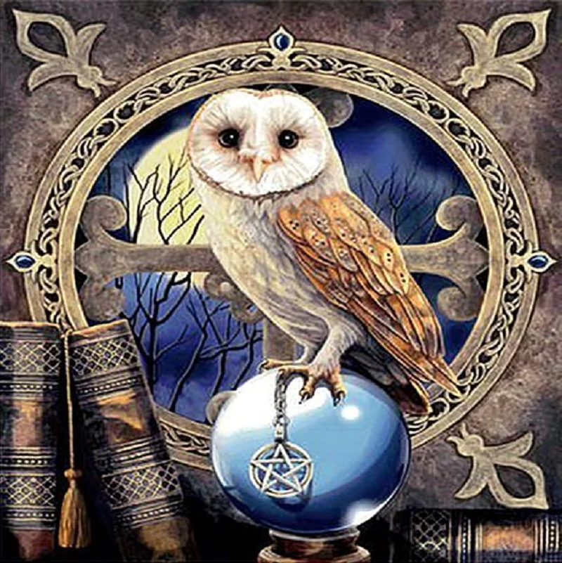 

New 5d Diy Diamond Painting Diamond Mosaic Cross Stitch Harry Porter Owl Pictures Handmade Furniture Ornaments Gift Decorations