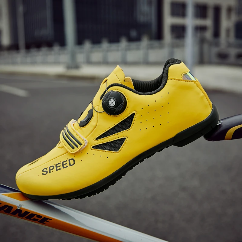 Men Cycling Shoes Triathlon Professional Breathable Road Bike Bicycle Self Lock Racing Athletic Sneakers zapatillas |