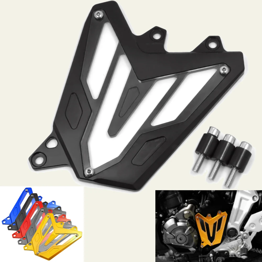 MT 07 FZ двигателя цепь защита крышка переднего колеса для Yamaha MT07 FZ07 2015 2020 Tracer 2013 2018