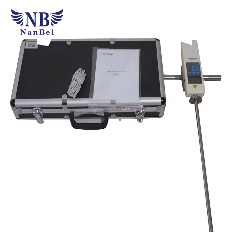 

Portable digital soil hardness tester with ISO approval