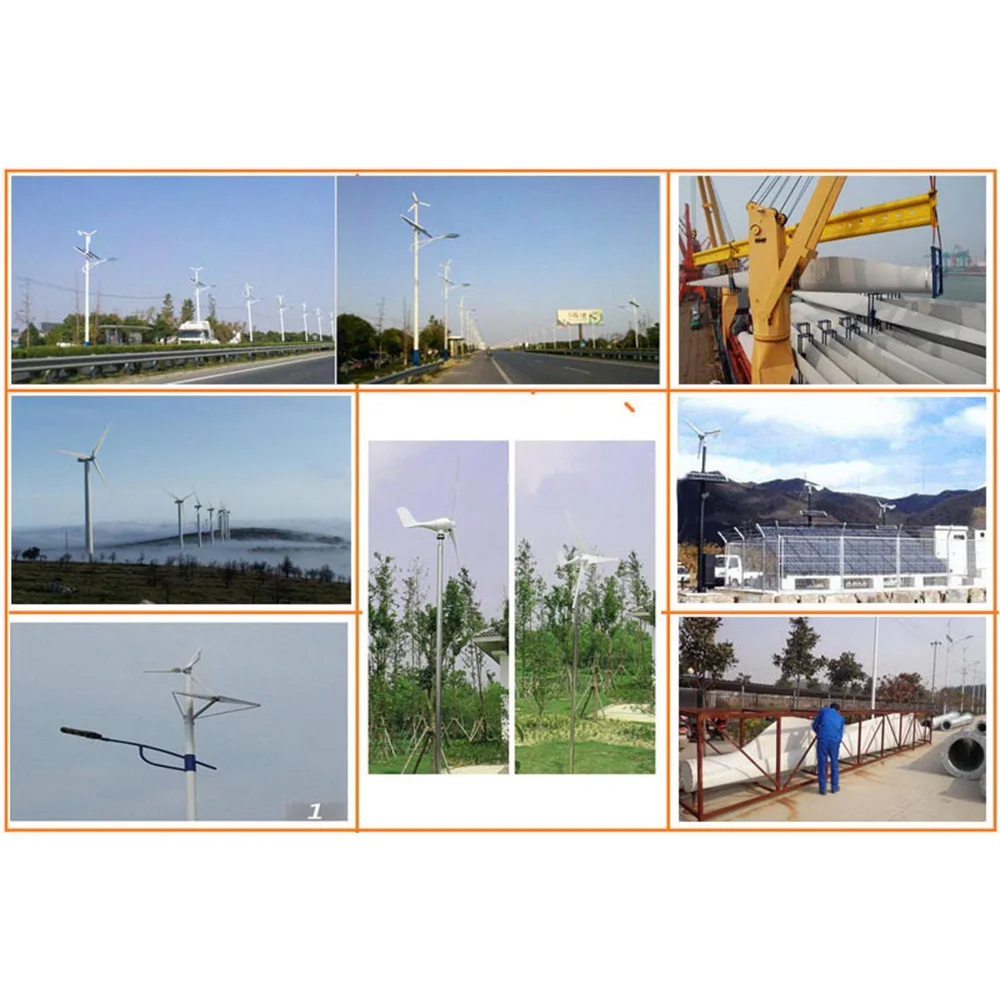 

Best Monster Level Wind Generator 1000W 5000W 10KW 24V 48V 96V Wind Turbine Generator Charge Controller For Marine and Land