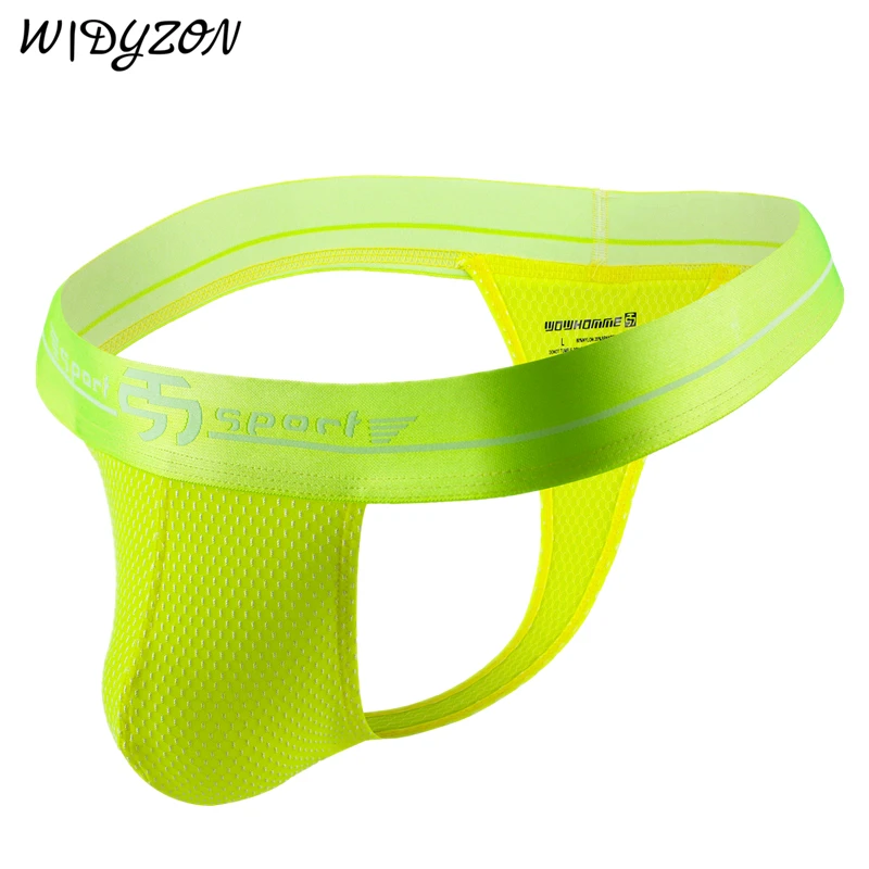 WIDYZON Мужские Дышащие Стринги Нижнее Белье Трикотажные Нейлоновые С Низкой