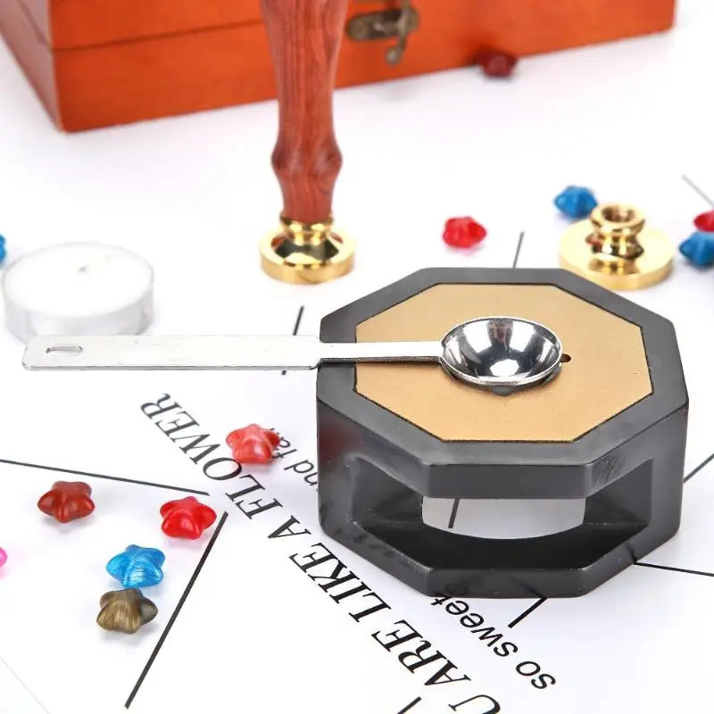 Восковая печь в стиле ретро для печати на дереве воск печать шарики палочки