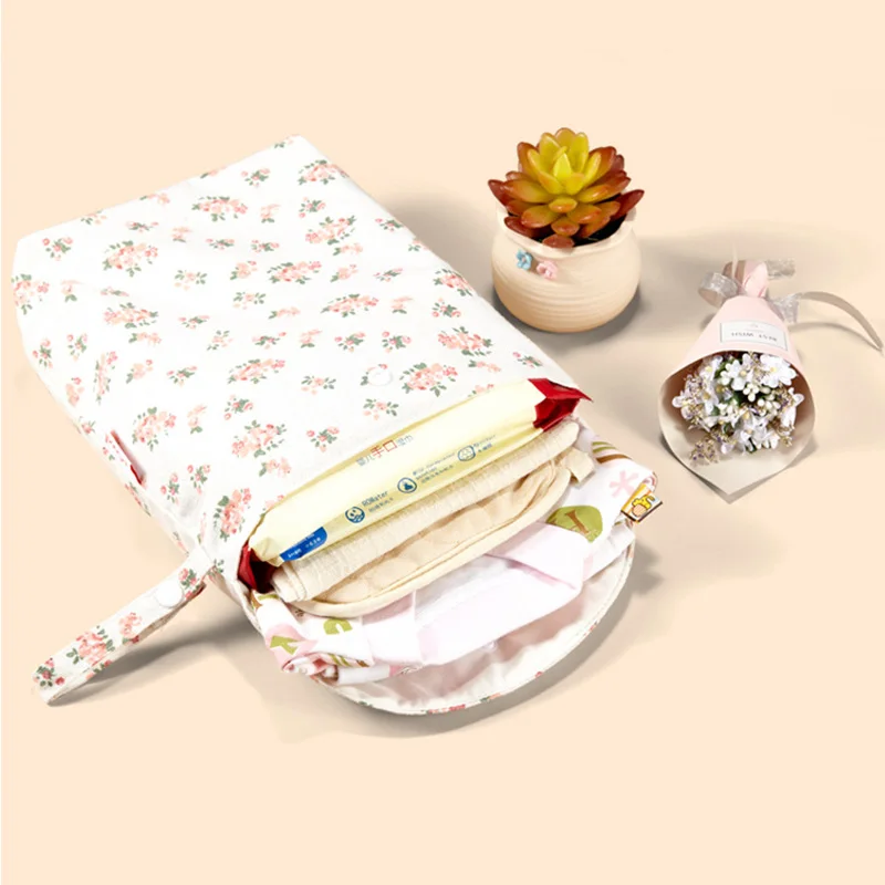 Водонепроницаемый влажная сухая детская подгузник сумка многоразовый моющийся