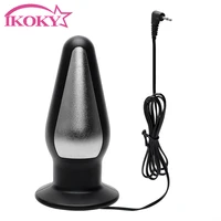 ikoky electric shock teaser anal plug sex toys for men women medical themed g spot massager big butt vaginal plugs