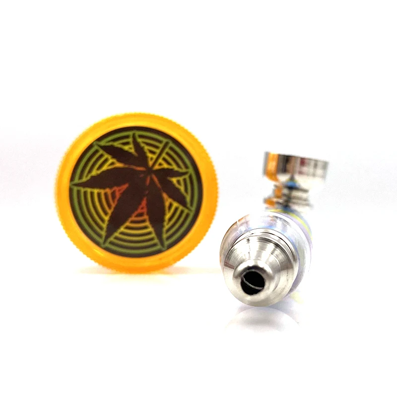 Трубка для табака цветные бусины съемная металлическая трубка с пластиковой