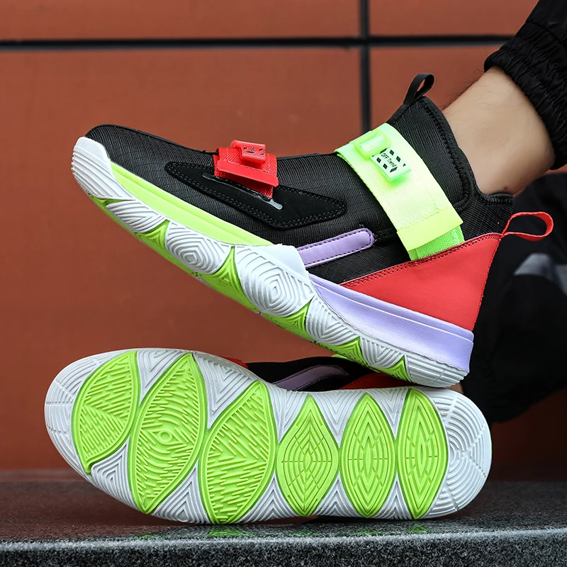 Дизайнерские мужские кроссовки с высоким берцем Баскетбольная обувь Мужская