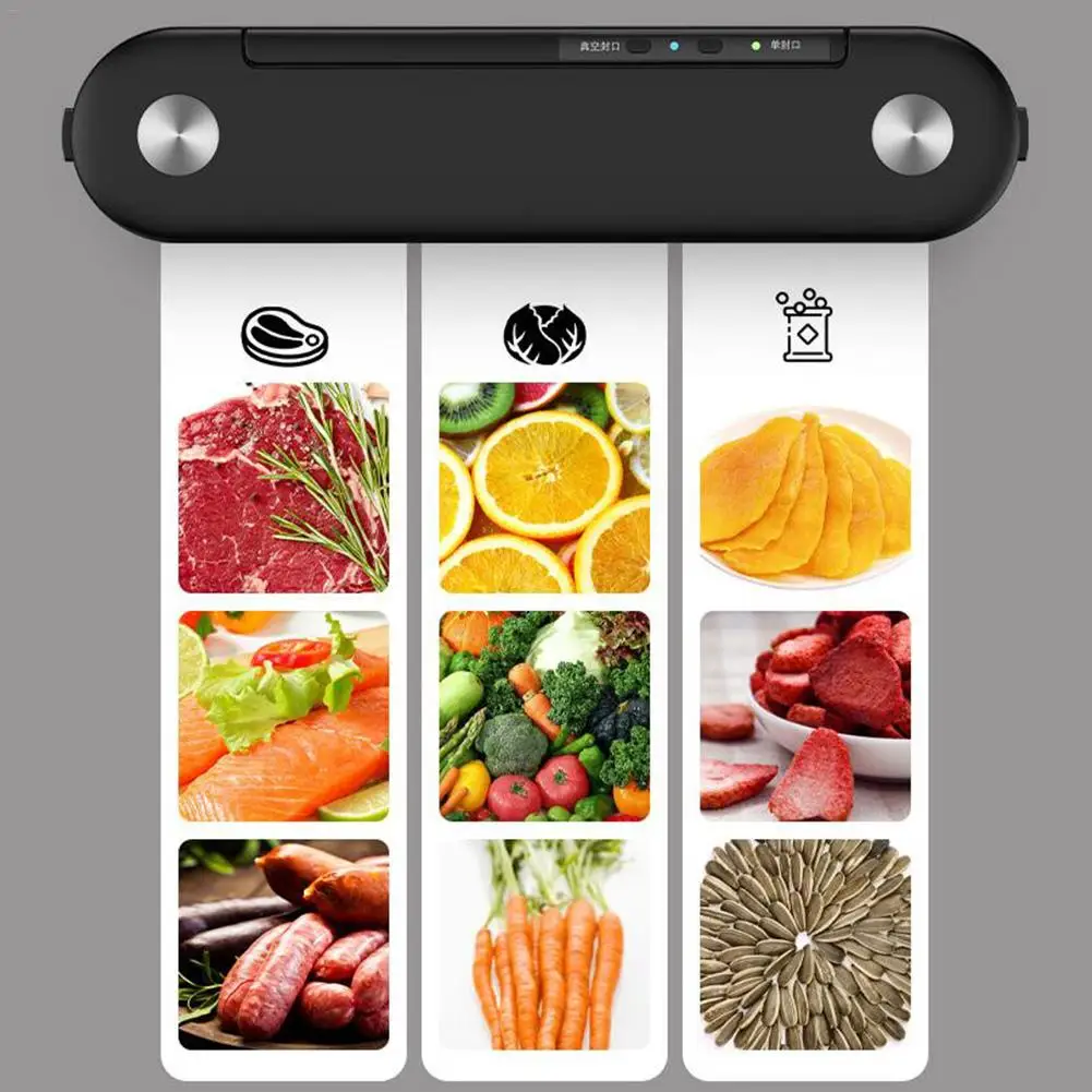 

Food Vacuum Packaging Machine Household Laminating Machine Portable Kitchen Preservation Machine Air Sealing Packing with10 Bags