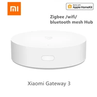 xiaomi mijia smart multi mode gateway controlled by voice remote control and automation smart linkage devices as ble mesh hub
