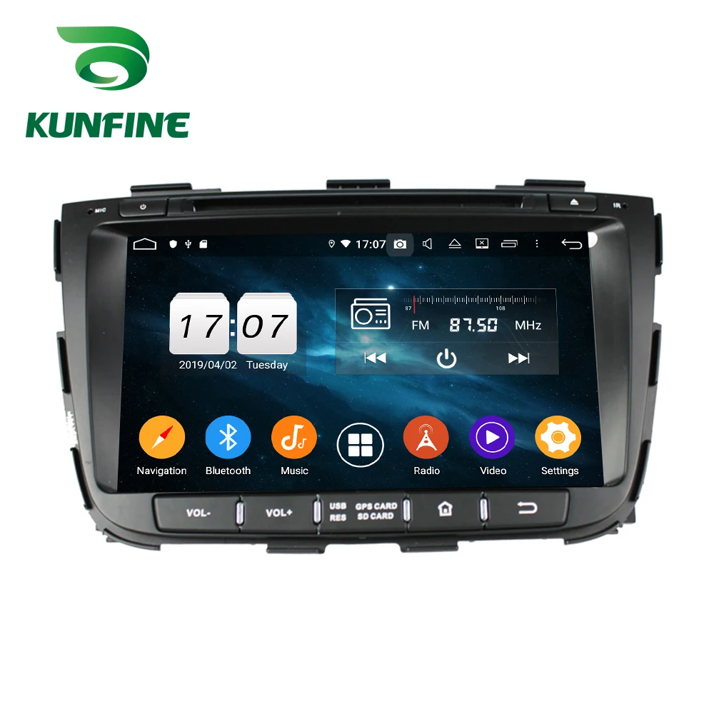Android 9 0 Восьмиядерный 4 Гб ОЗУ 64 ПЗУ автомобильный DVD GPS мультимедийный плеер