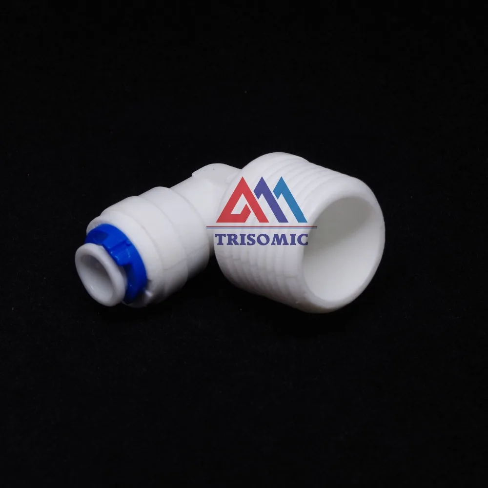 Локоть 1/" OD трубка Quick Pushfit-1/2" Мужской фитинг соединение Аквариум RO фильтр для воды система обратного осмоса